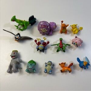 Vintage Pokémon PVC mini figure lot Nintendo Hasbro Tomy